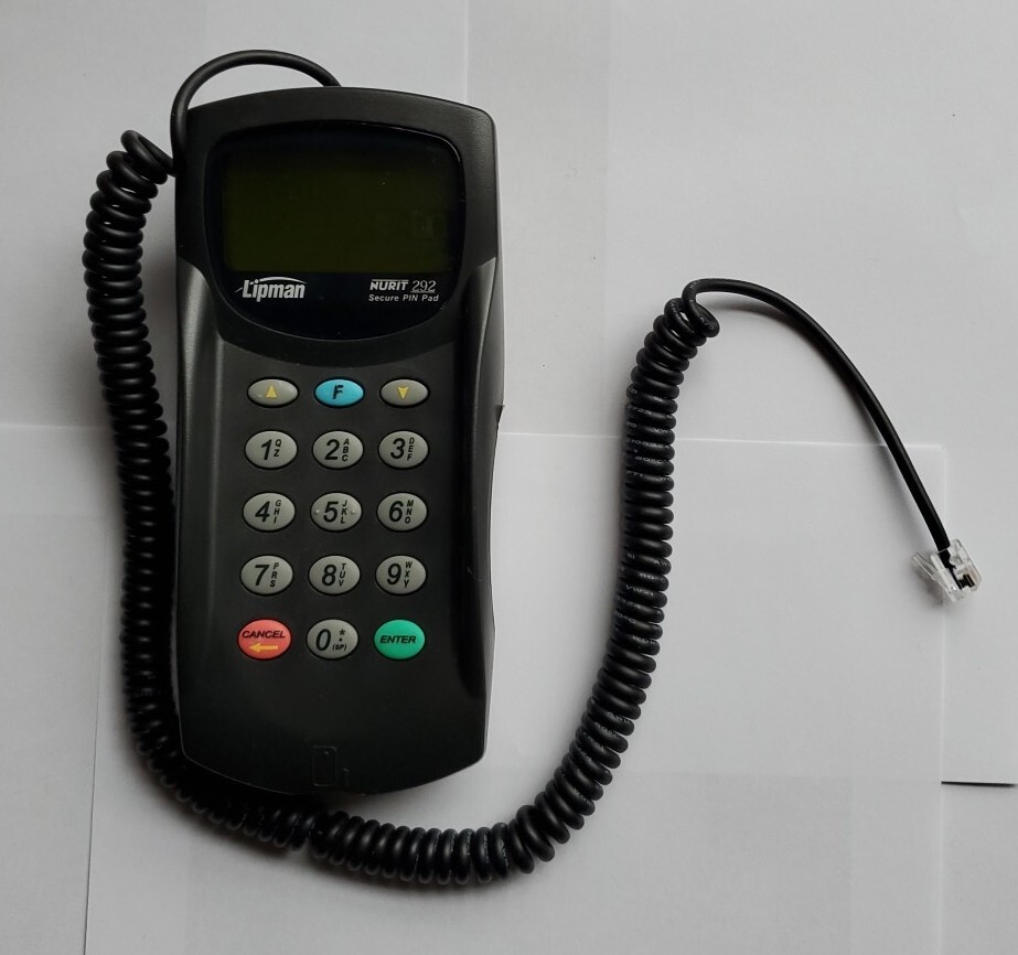 Lipman Nurit 292 Pin Pad ONLY Replacement With RJ11 Cord
