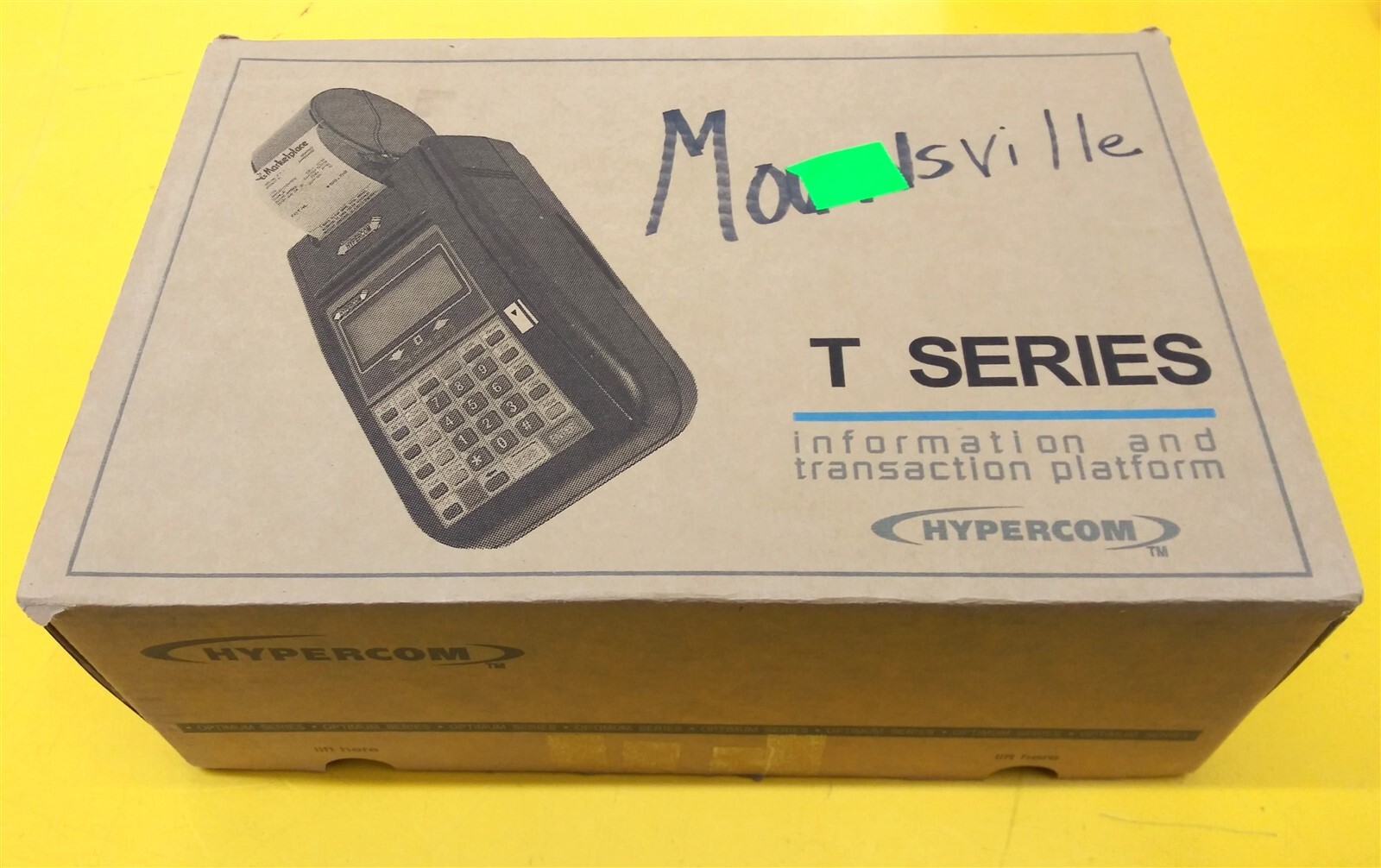 ⭐️⭐️⭐️⭐️⭐️ Hypercom T7 Plus Credit Card Reader Terminal Built-In Printer