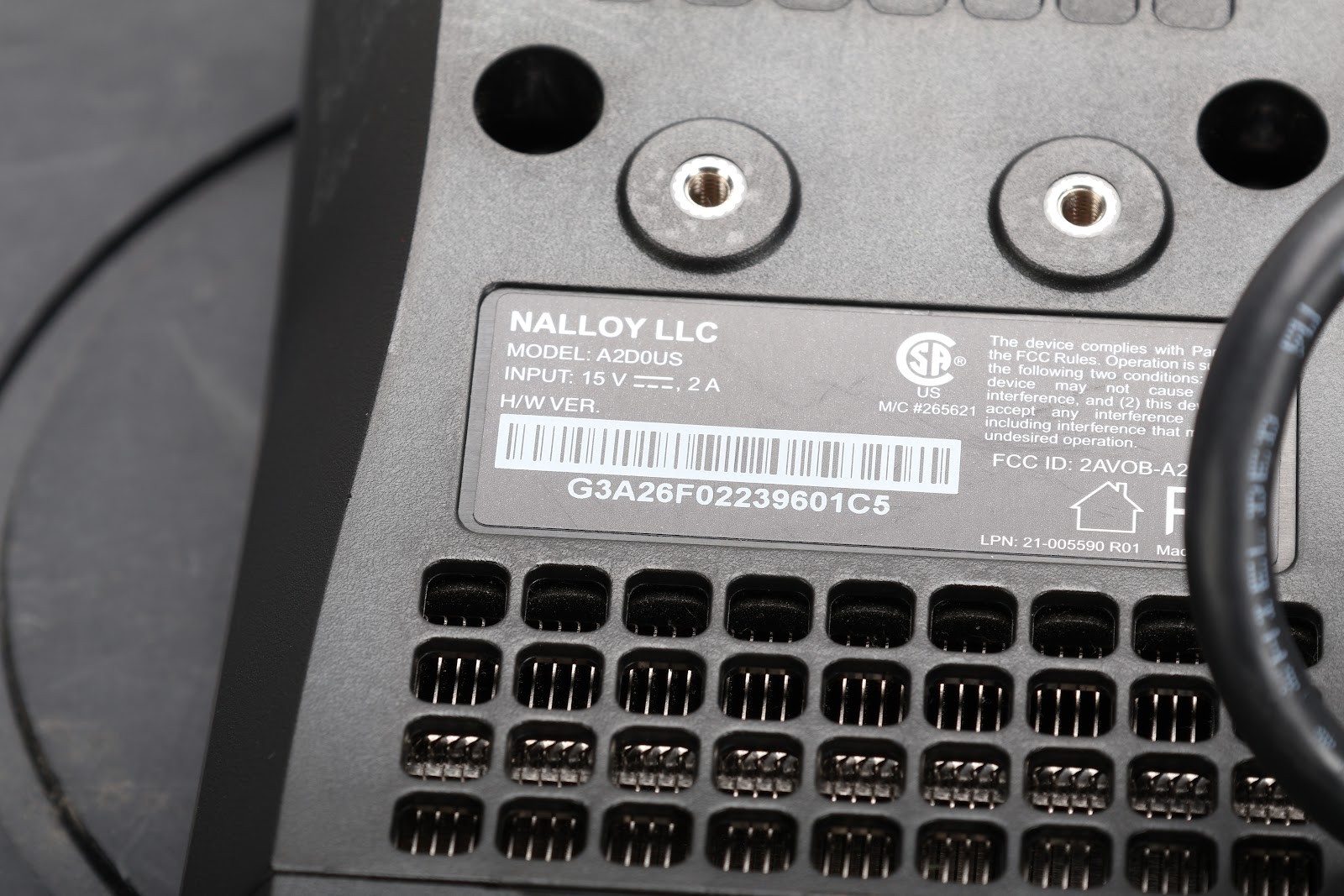 Nalloy A2D0US All-in-One POS Terminal – No Power Supply