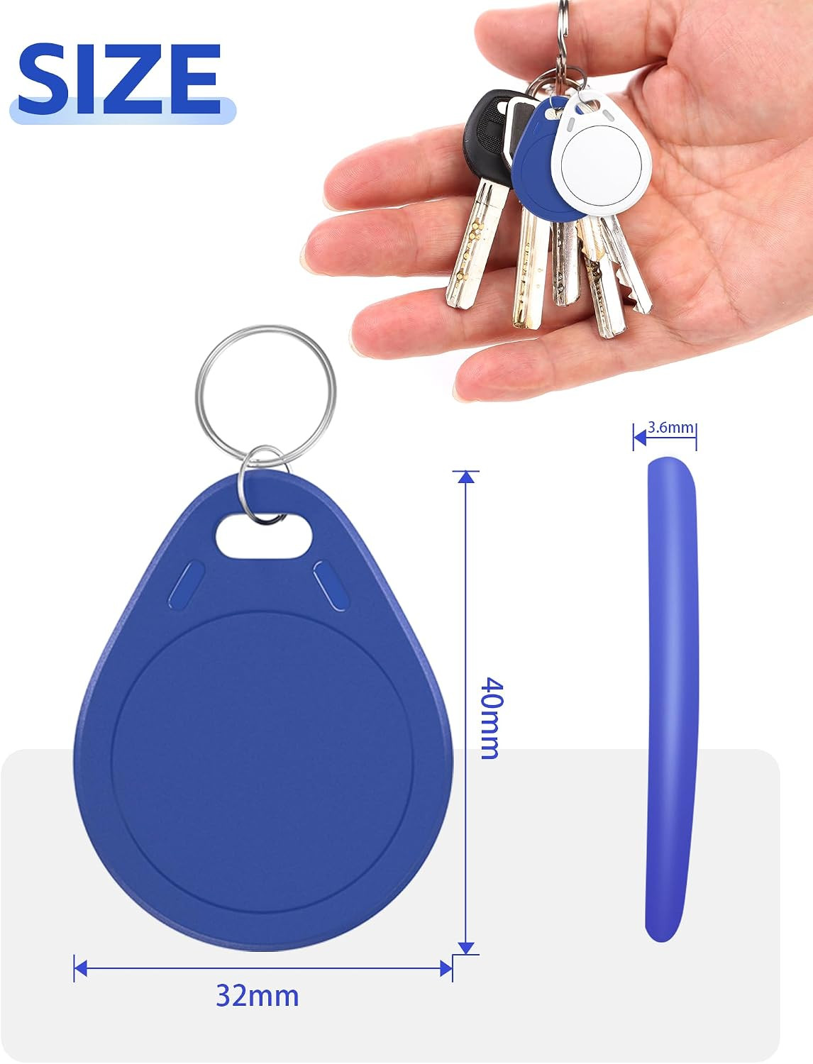 NFC Tags Tag215 NFC Keytags Black NFC fob Rewritable NFC 215 Tag NFC Business Ca