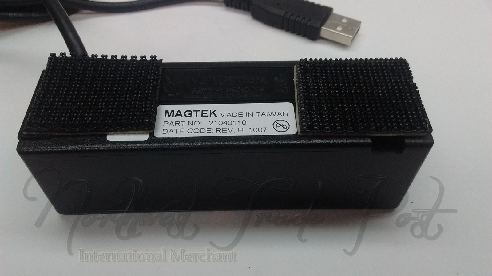 MagTek USB Credit Card Reader Part No. 21040110 Keyboard Emulation Track I/II
