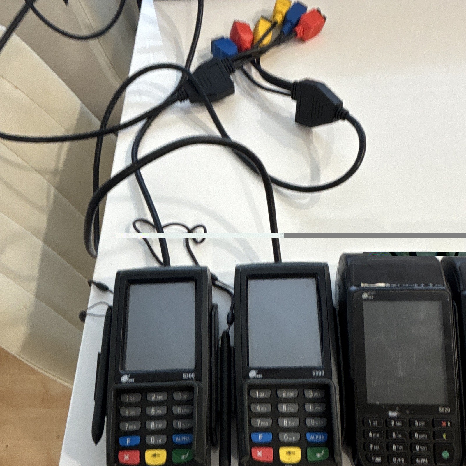 6 Verifone Wireless Credit Card Terminals Lot w/ PIN Keypads