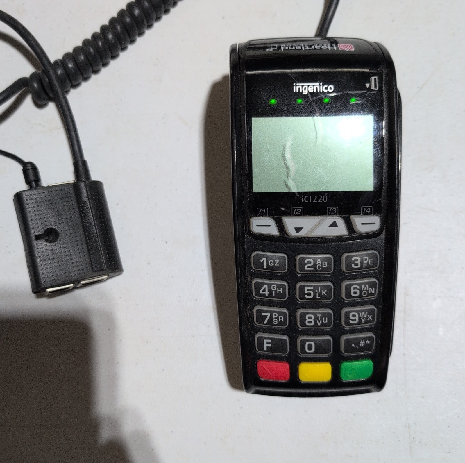 Ingenico iCT 220 Credit Card Payment Reader Terminal & Magic Box Connector Parts