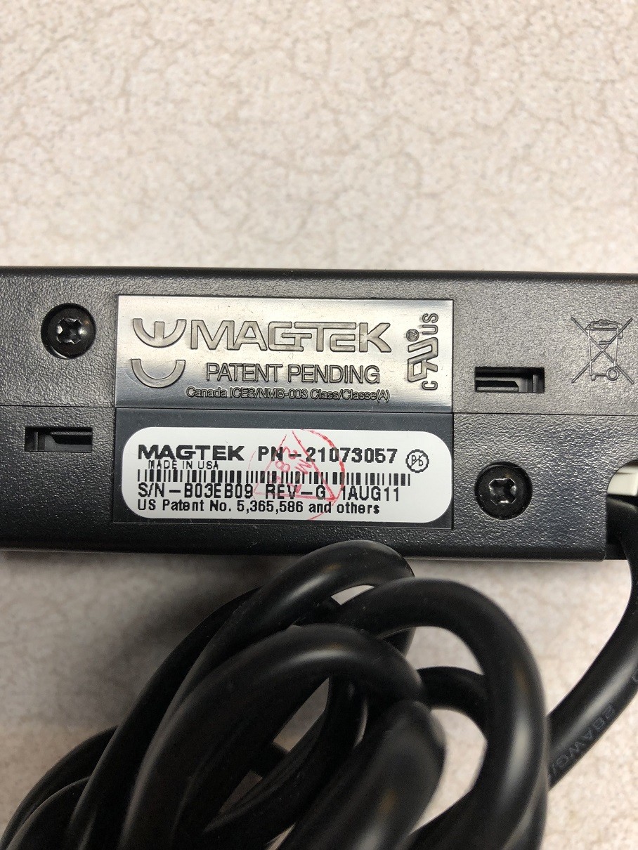 Lot of 6 Magtek Magnesafe Mini USB Credit Card Reader 21073057