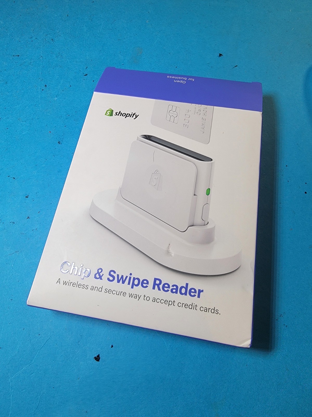 Shopify Chip & Swipe Reader S1701 Wireless and Secure New Open Box
