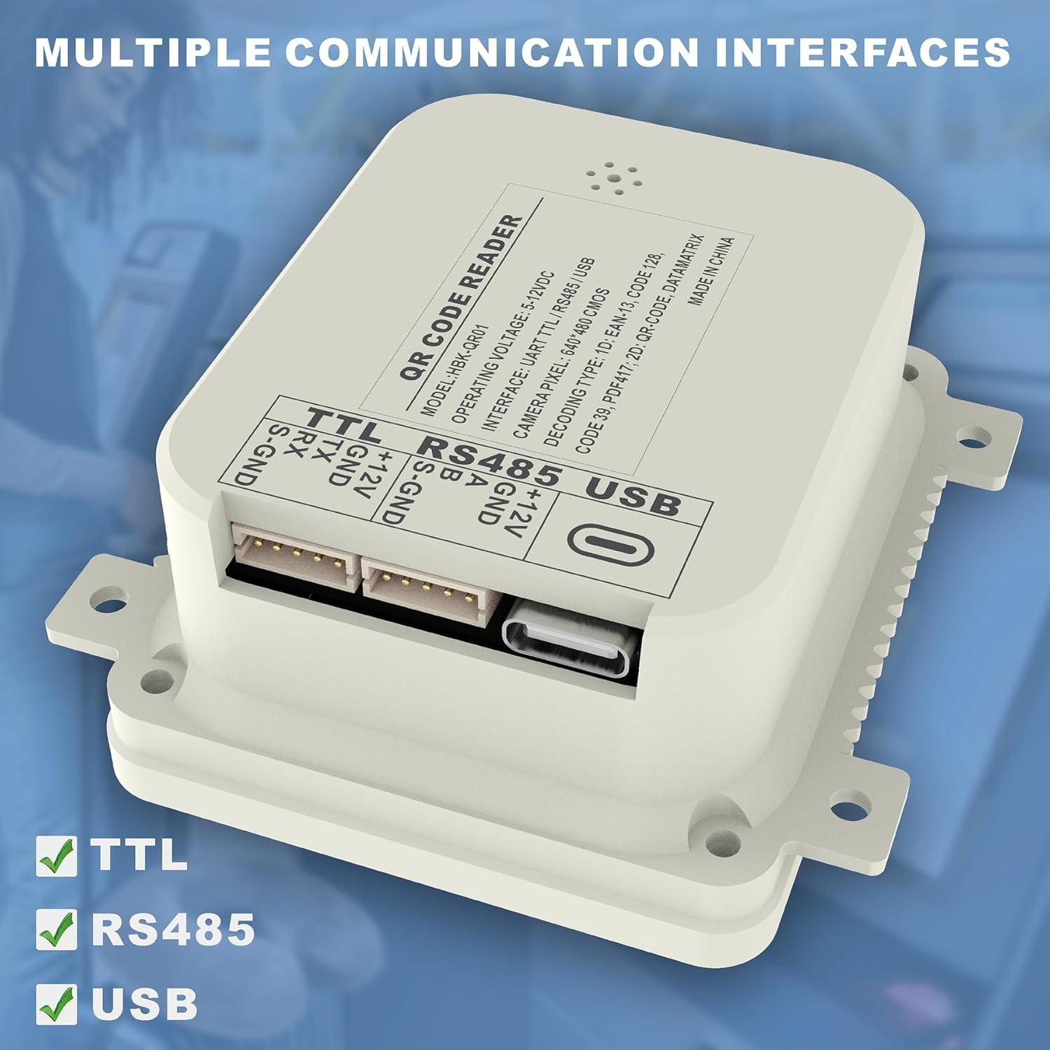 Barcode QR Code Reader Scanning Module Embedded Scanner Identification