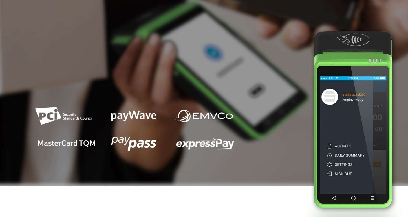 WizarPOS Tap & Go K2 Mobile POS Terminal Credit Card Billing Machine Contactless