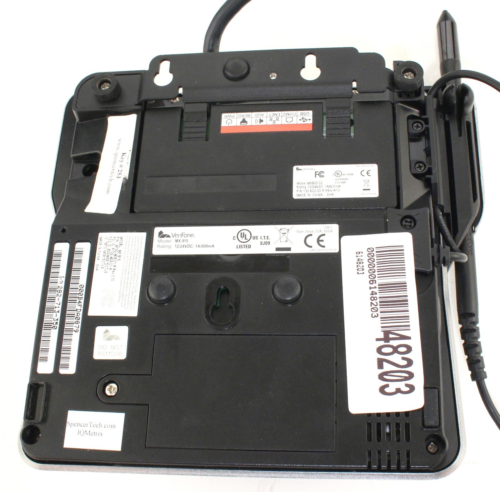 Verifone MX915 M132-409-01-R POS Credit Card Terminal Pinpad MX900-02; 6148203