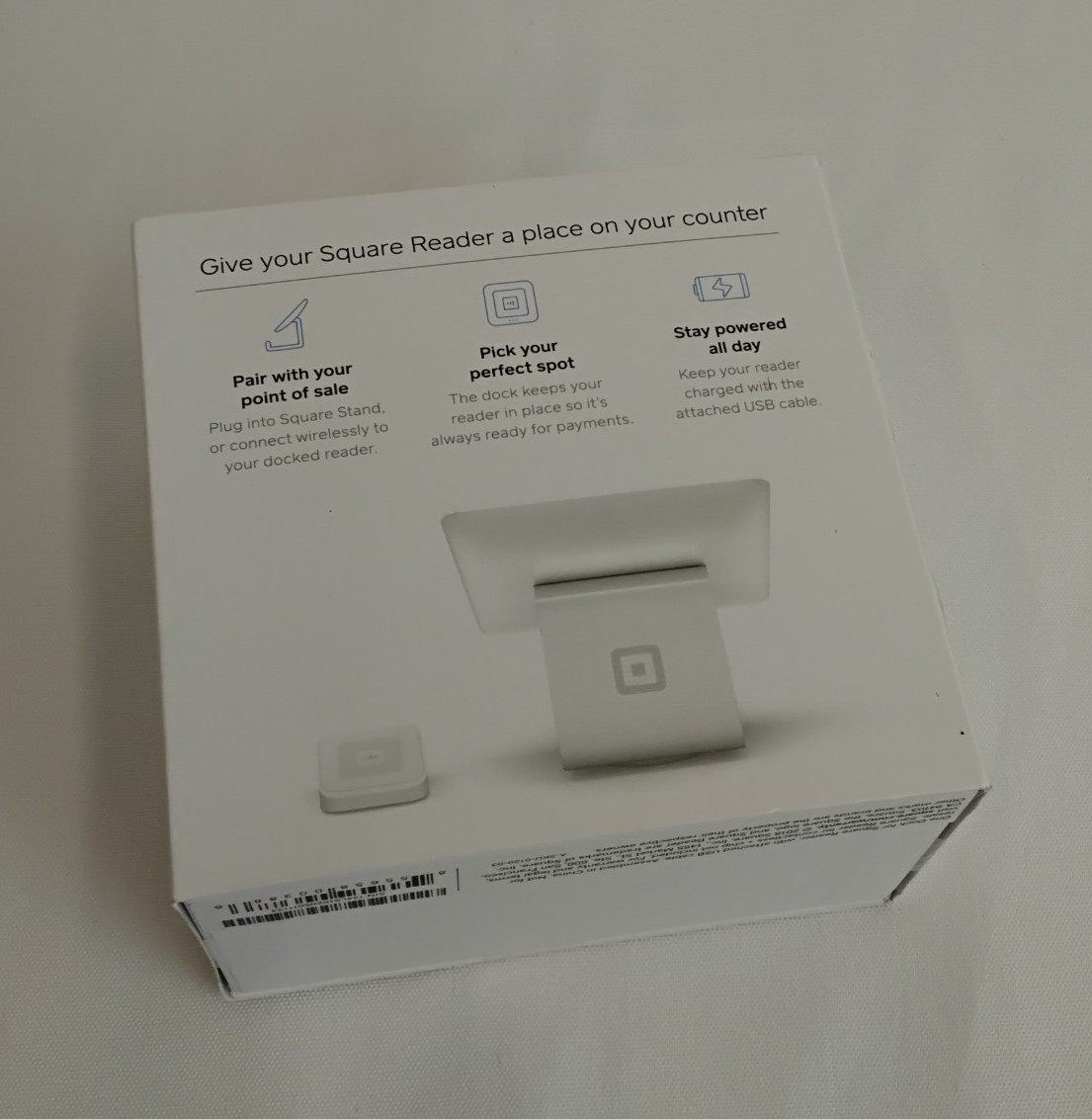 Dock for Square Reader Contactless Card Chip Reader USB Cable New in Box #J5786