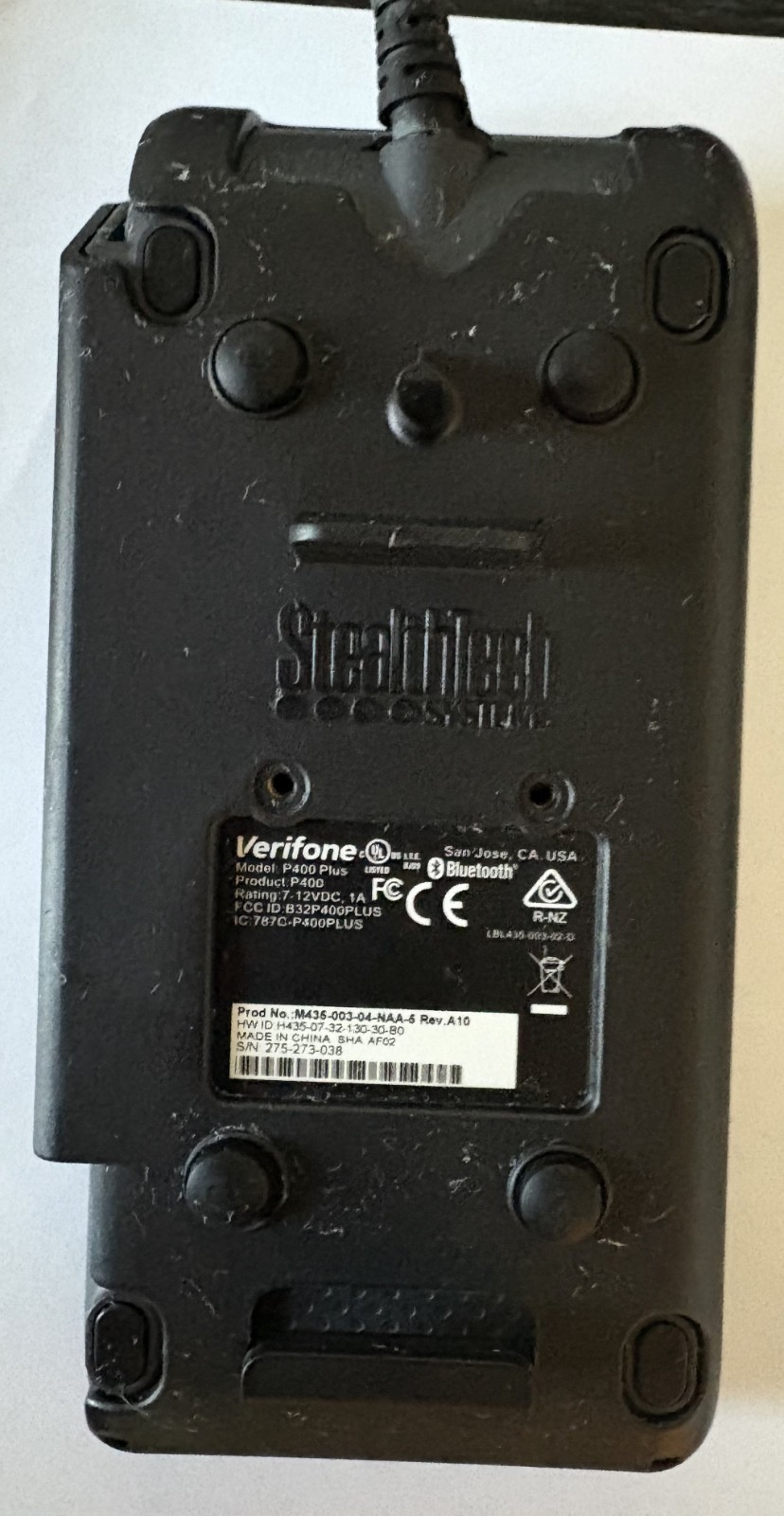 VeriFone P400 Plus Credit Card Reader