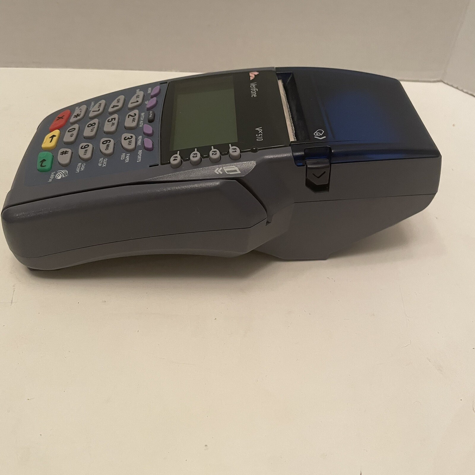 Verifone Omni 5100 Ethernet Credit Card Transaction Terminal No Power Cord Prop
