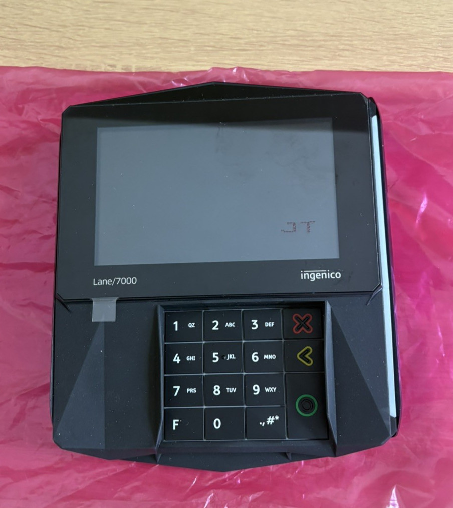 Open Box Ingenico Lane 7000 5″ POS Credit Card Payment Terminal Reader