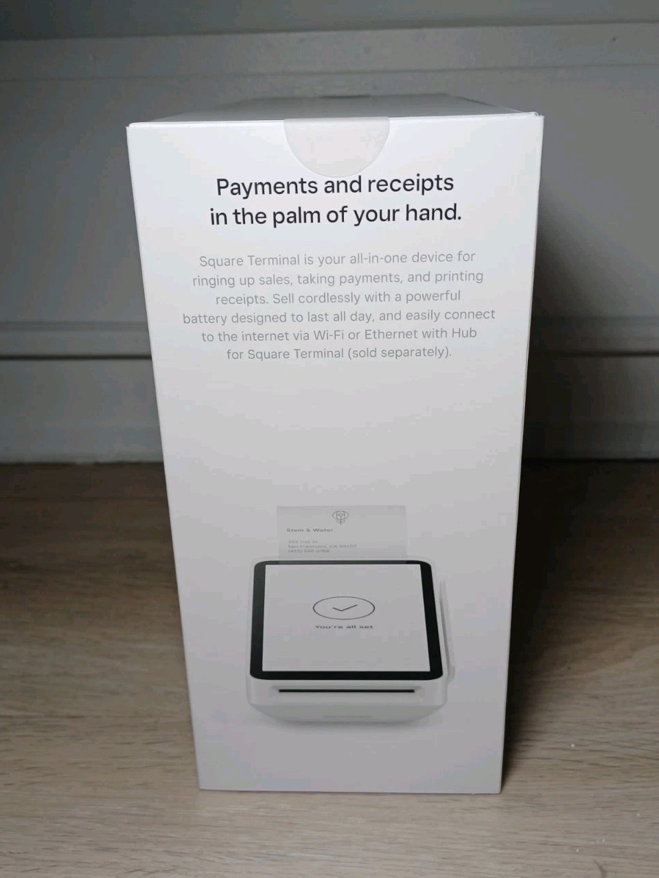 Sealed Square Terminal – Credit Card Machine | Mobile POS SPD2-01