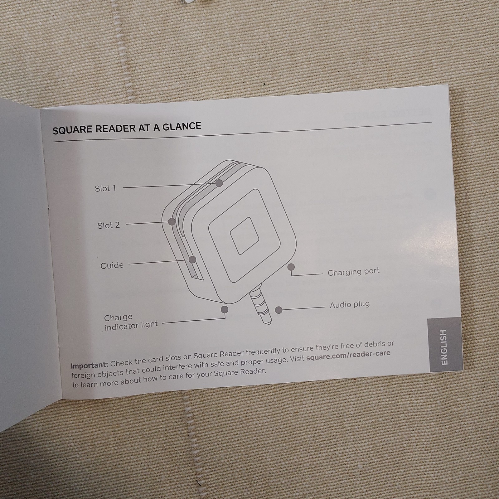 Mag Strip Swiper & Chip Reader Combo Square C-Card Hardware 3.5mm Headphone Jack