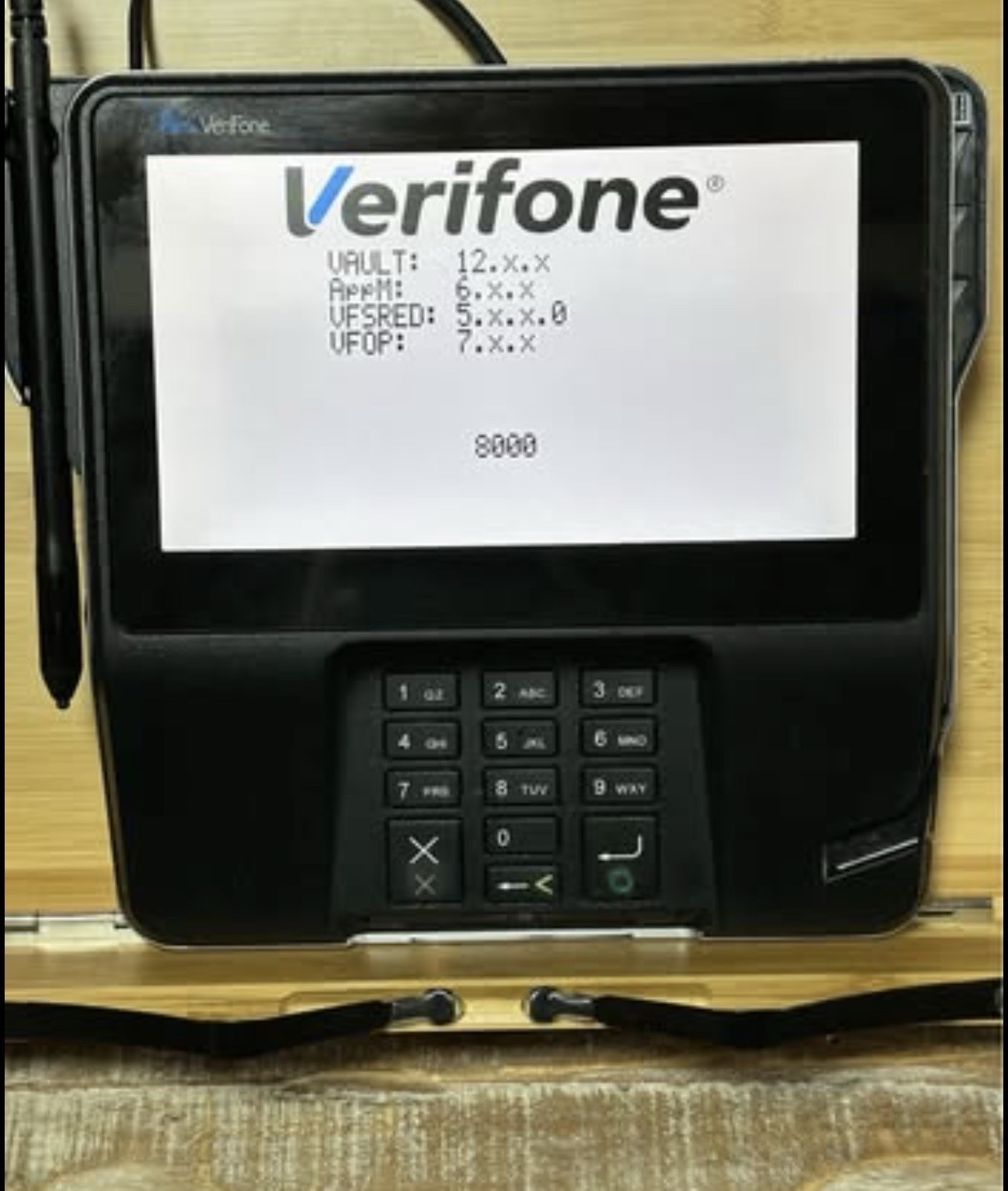 Verifone MX925CTLS Credit Card Terminal Touchscreen w/ Keypad & Power Supply