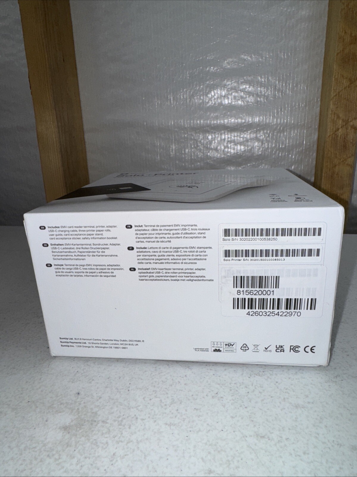SumUp Solo + Printer (Smart Credit Card Payment Reader and Printing Kit)