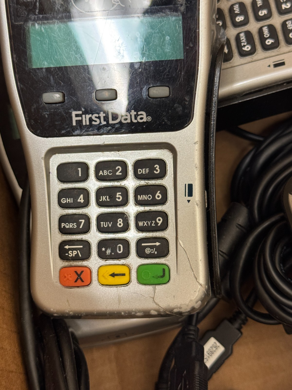 10x First Data FD35 EMV / Card Terminal PinPad – READ for Encryption Key – Used