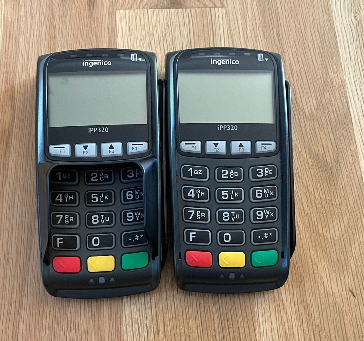 Ingenico IPP320 POS Credit Card Reader IPP320-01T1358A- Lot Of 2- Works No Cords
