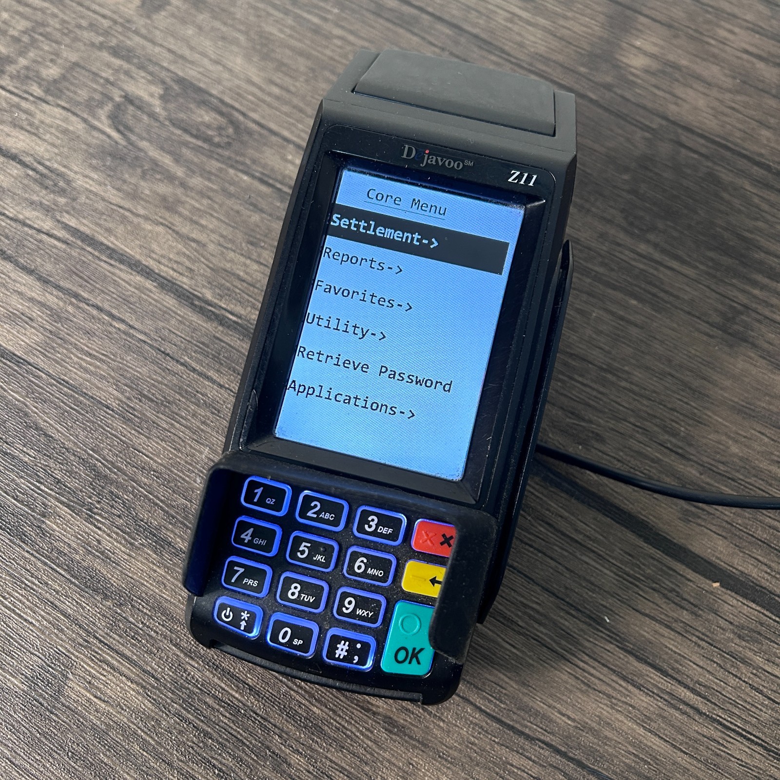 Dejavoo Z11 Credit Debit Card Processor Terminal WiFi VEGA3000 4914