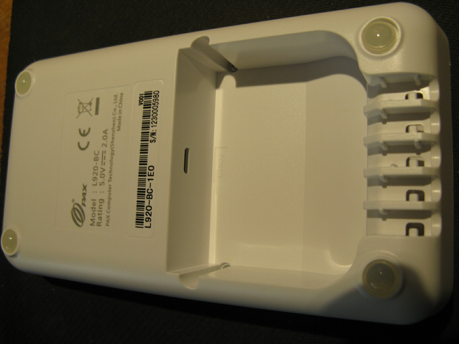 PAX A920PRO Charging Base (cradle) ***BRAND NEW***