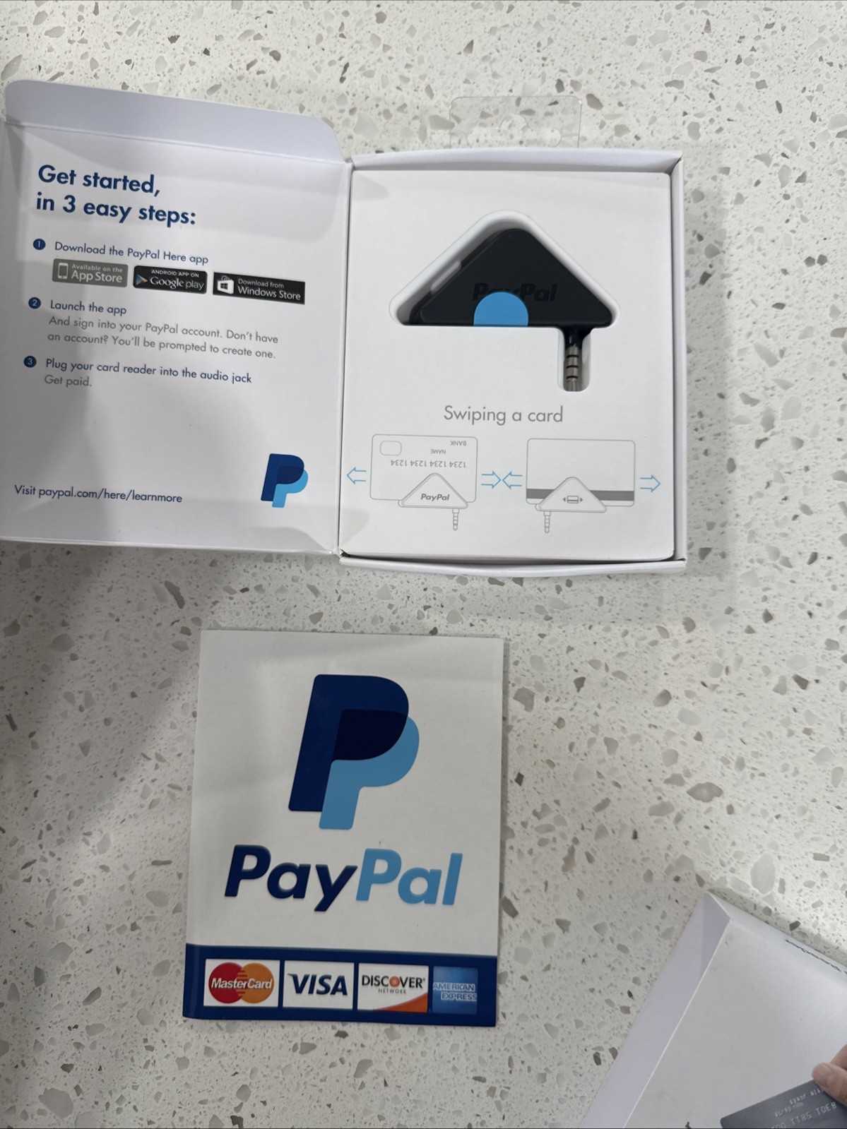 Paypal Mobile Card Reader Magnetic Scanner iOS Android Windows Devices
