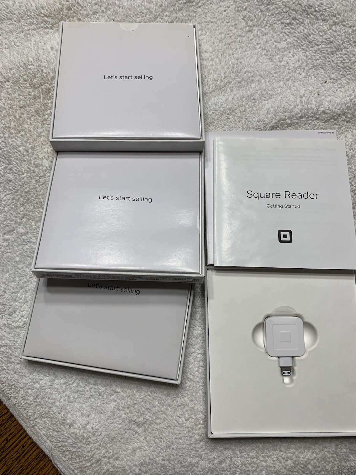 Lot Of 4, New In Box, Square A-SKU-0523-01 Reader for Magstripe Lightning Conn