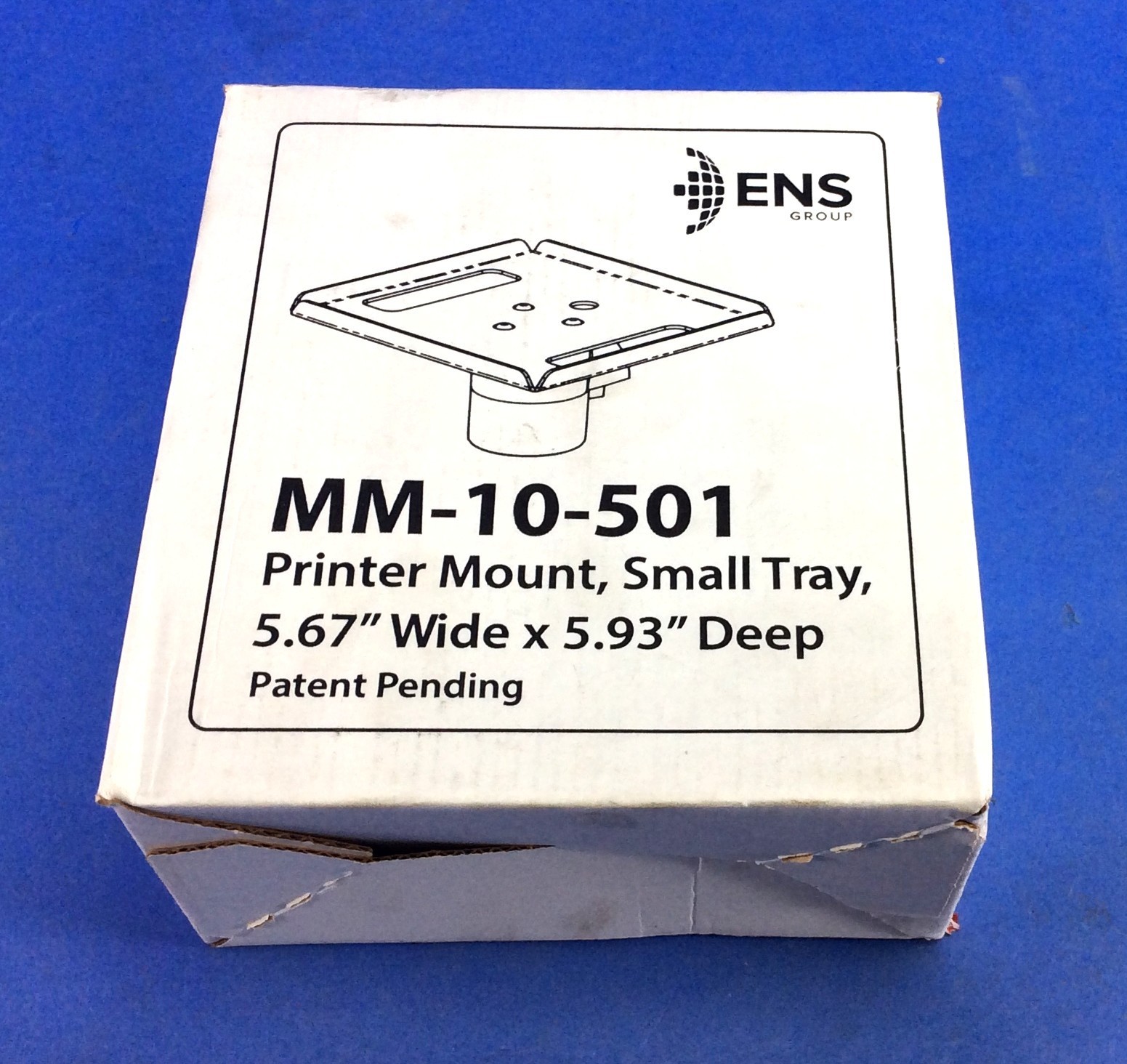 ENS MM-10-501 Printer Mount, Small Tray, 5.67″ Wide x 5.93″ Deep – NIB