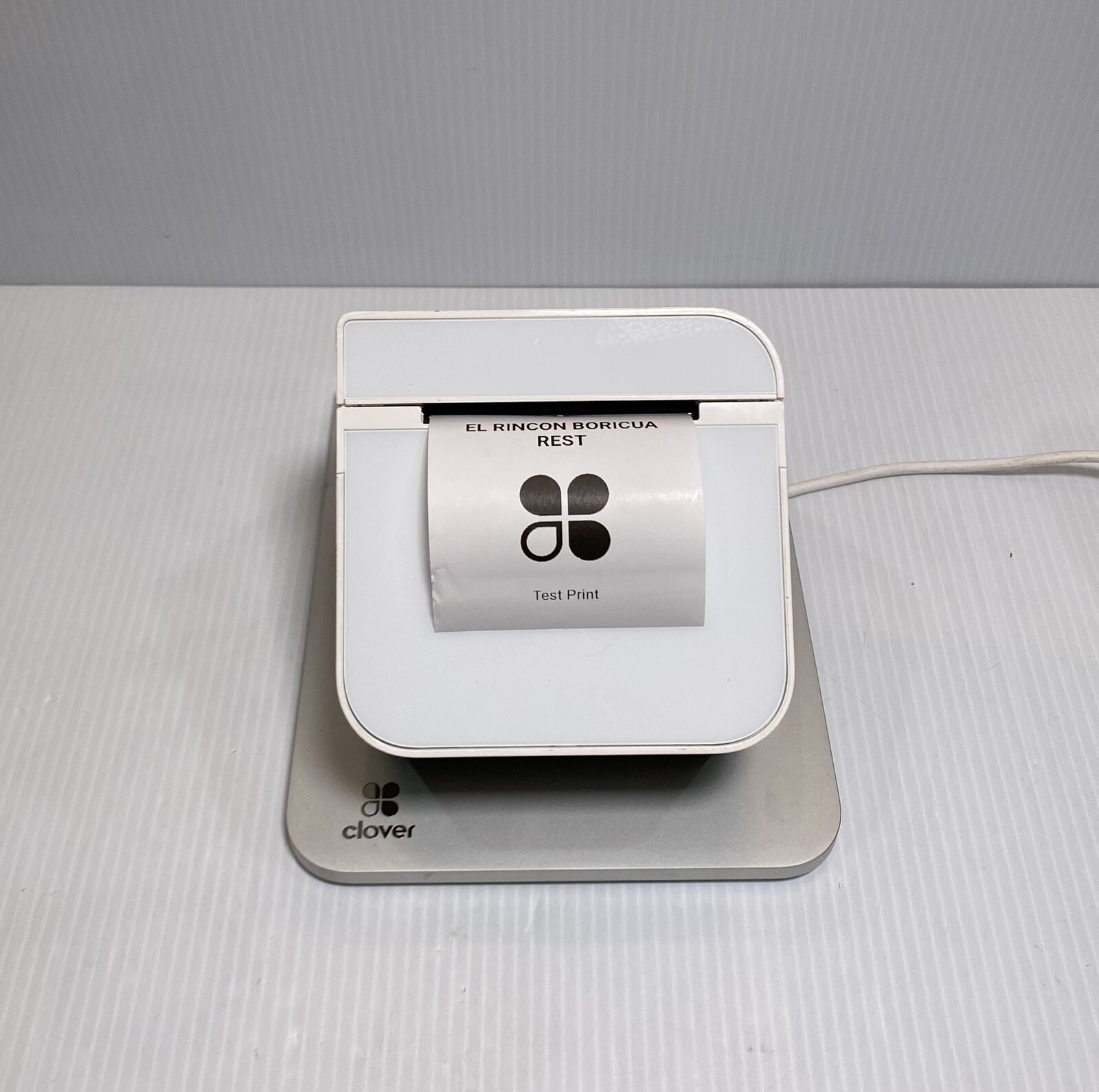 Clover Station C500 POS 1.0 System With Printer Point Sale P500 and Hub Locked
