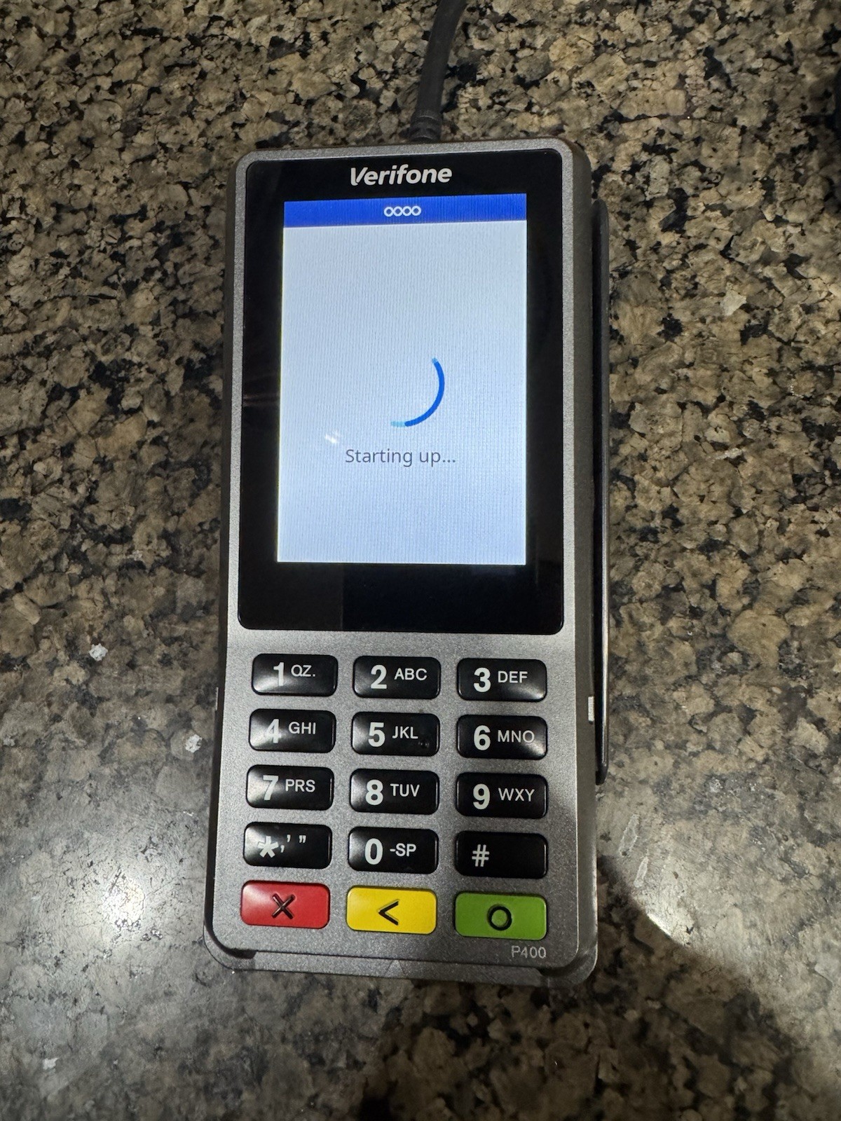 Verifone P400 Plus Credit Card Reader Touchscreen Bluetooth Touchpad Terminal