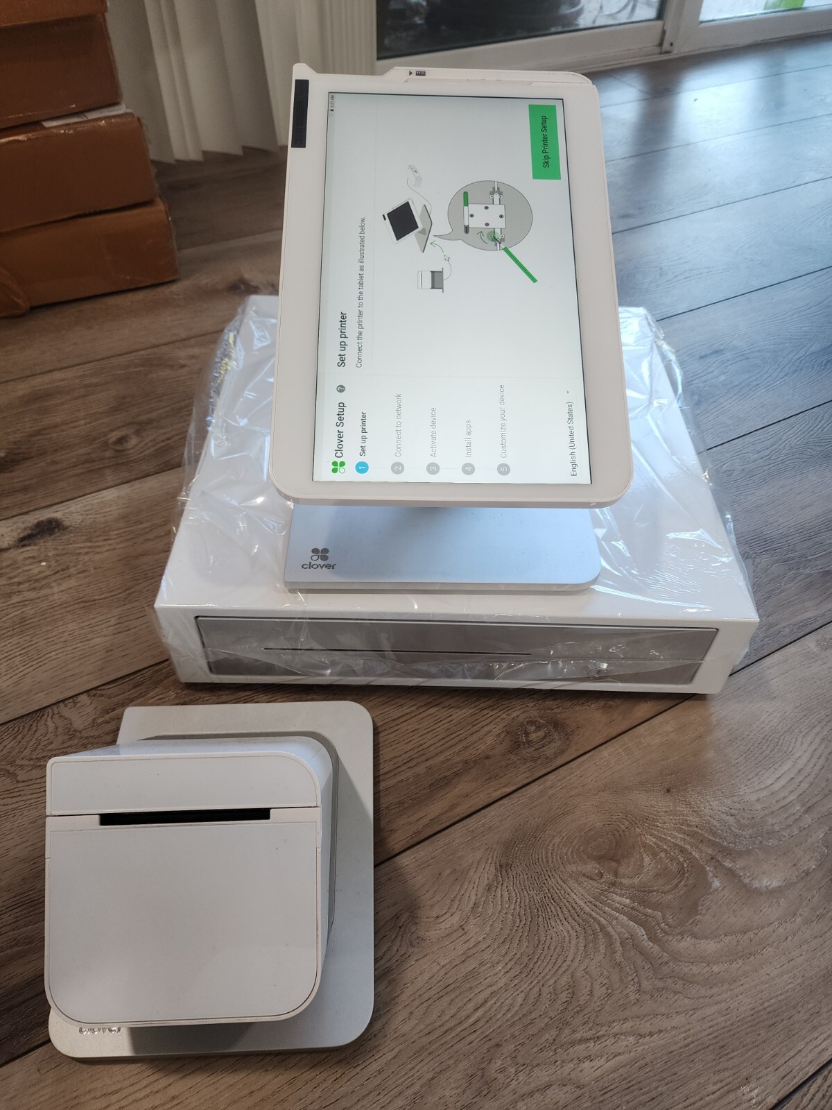 Clover POS System POS, Printers, New Cash Drawer, Switches – C500 H500 P500 D100