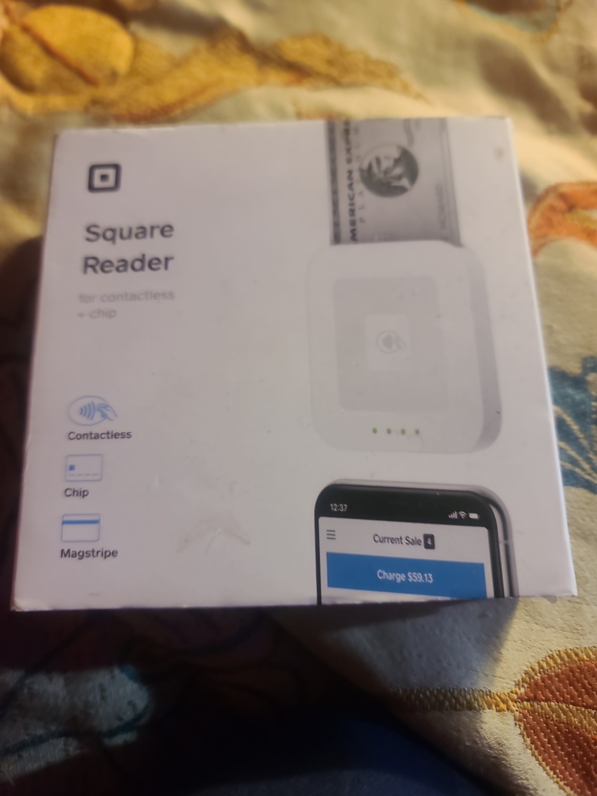 Square A-SKU-0792 Credit Card Reader for Contactless and Chip Machine 2nd Gen.