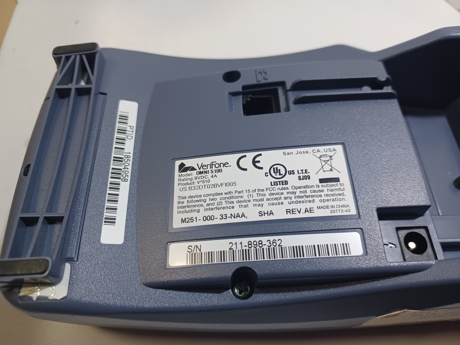 VERIFONE Vx510LE CREDIT CARD TERMINAL, Vx 510 LE, PCI-COMPLIANT