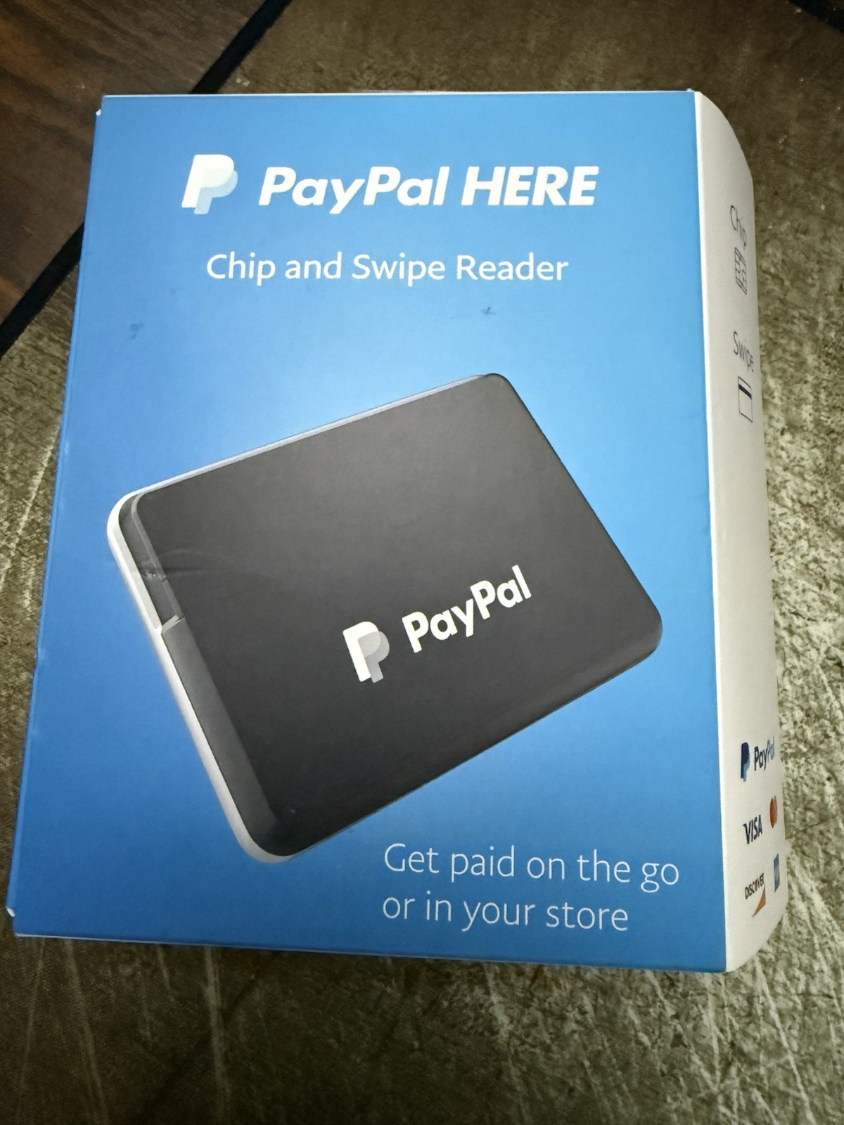 PayPal HERE Chip And Card Swipe Reader Accept Credit & Debit Cards