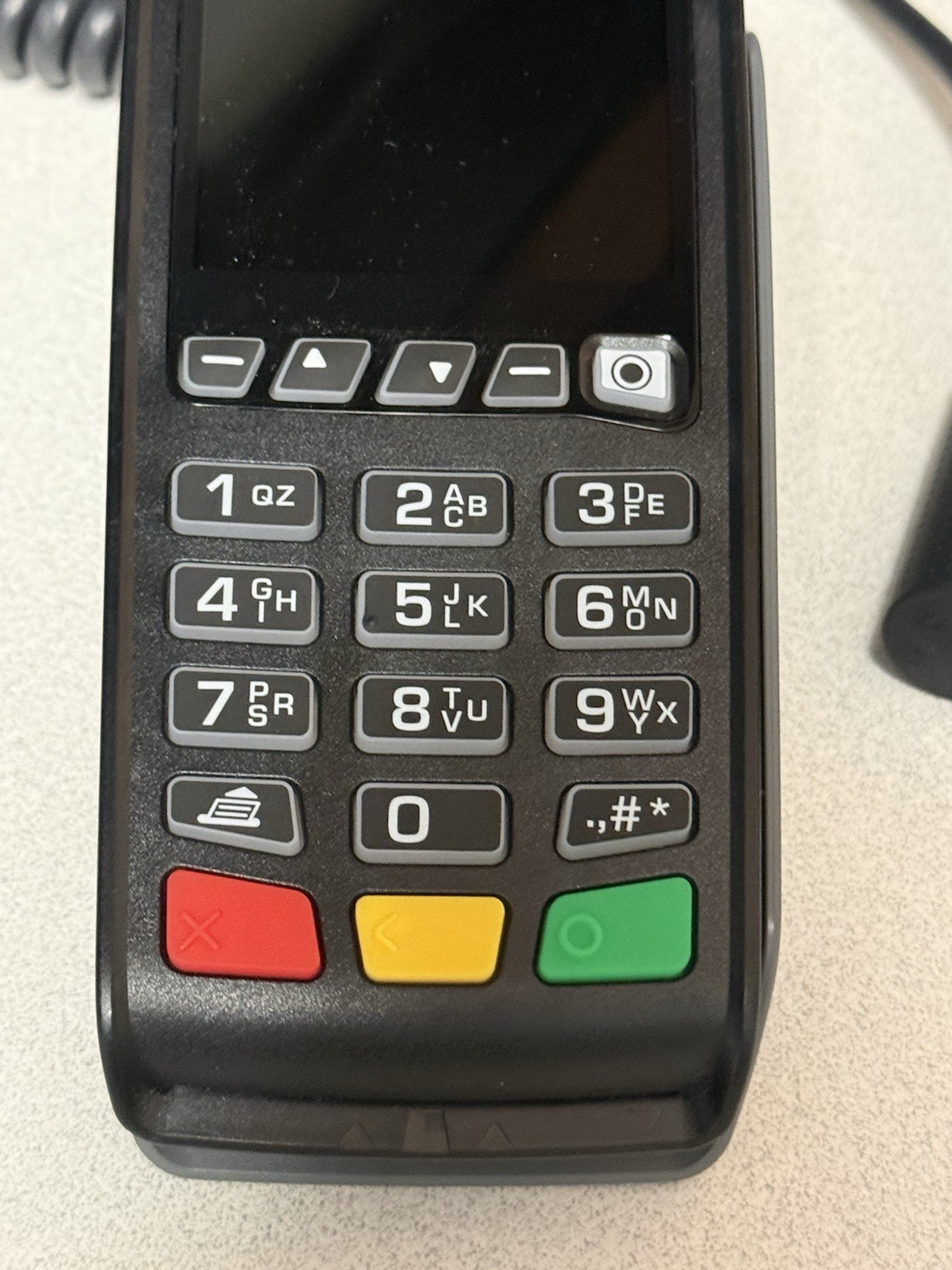 GREAT SHAPE INGENICO DESK/3500 Credit Card Terminal W/SLIDE,TAP,CHIP TESTED