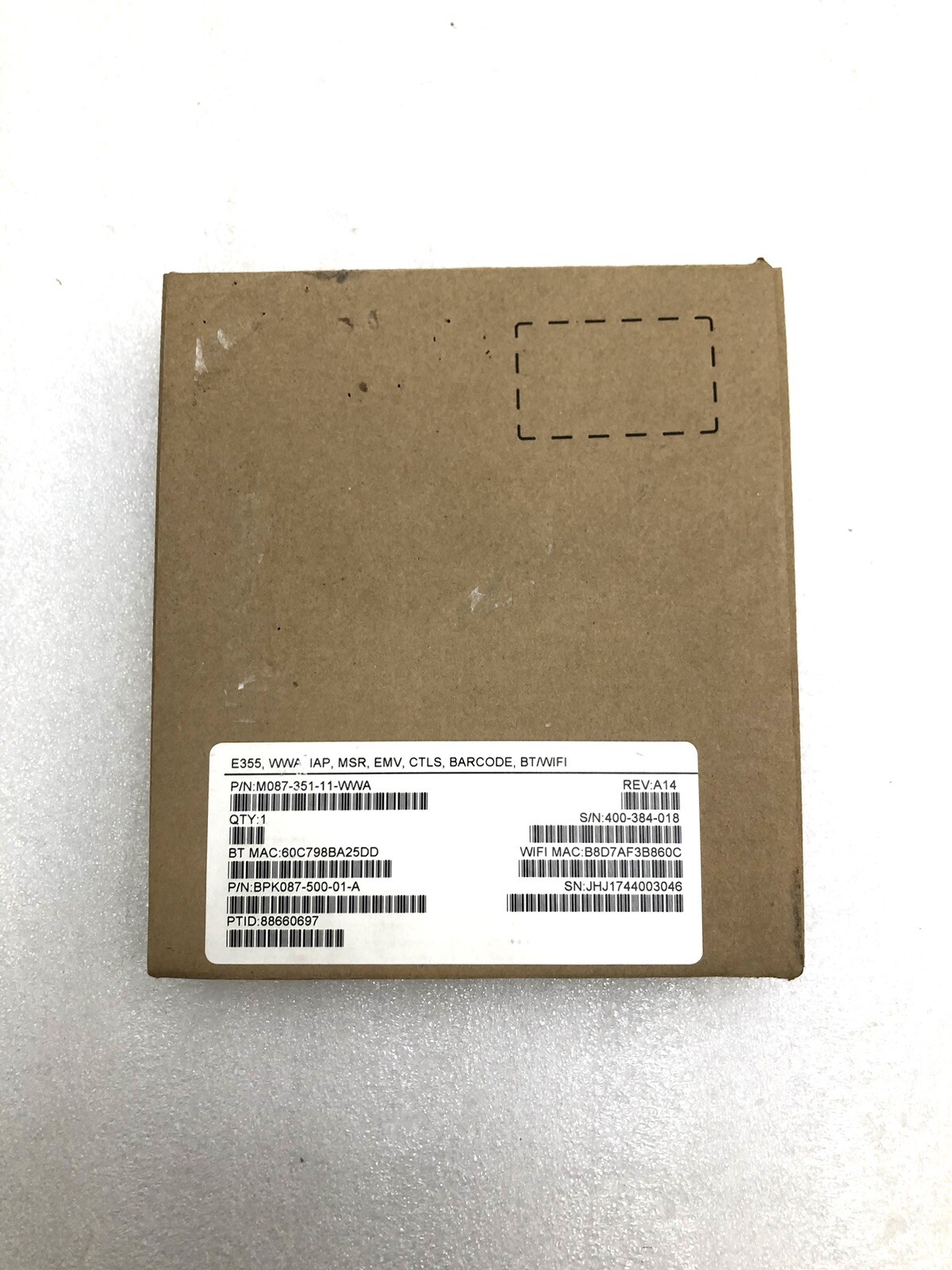 Verifone E355 Mobile Payment Terminal Device ONLY