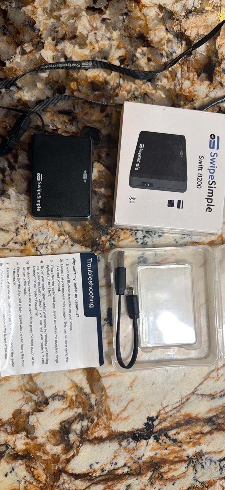 Brand New SwipeSimple Swift B200 Bluetooth Credit Card Reader