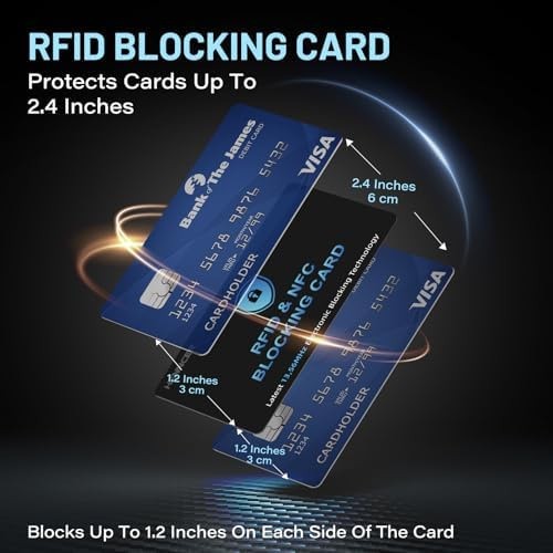 12PCS RFID Blocking Cards Premium Contactless NFC Debit Credit Card Passport …