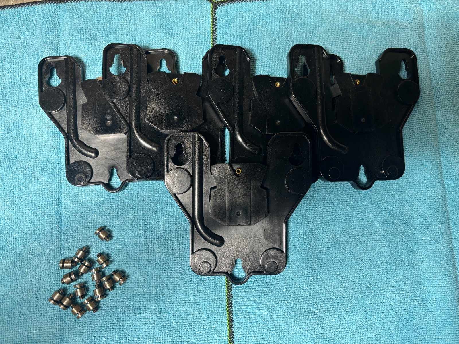 LOT OF 5 ingenico Lane 7000 STAND SUPPORT Lane7000 lane 8000 with screws