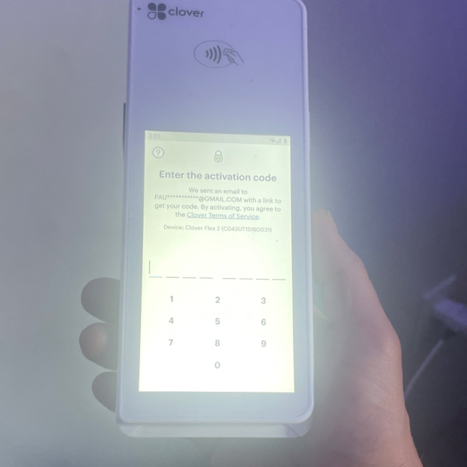 Clover flex 2 credit card terminal
