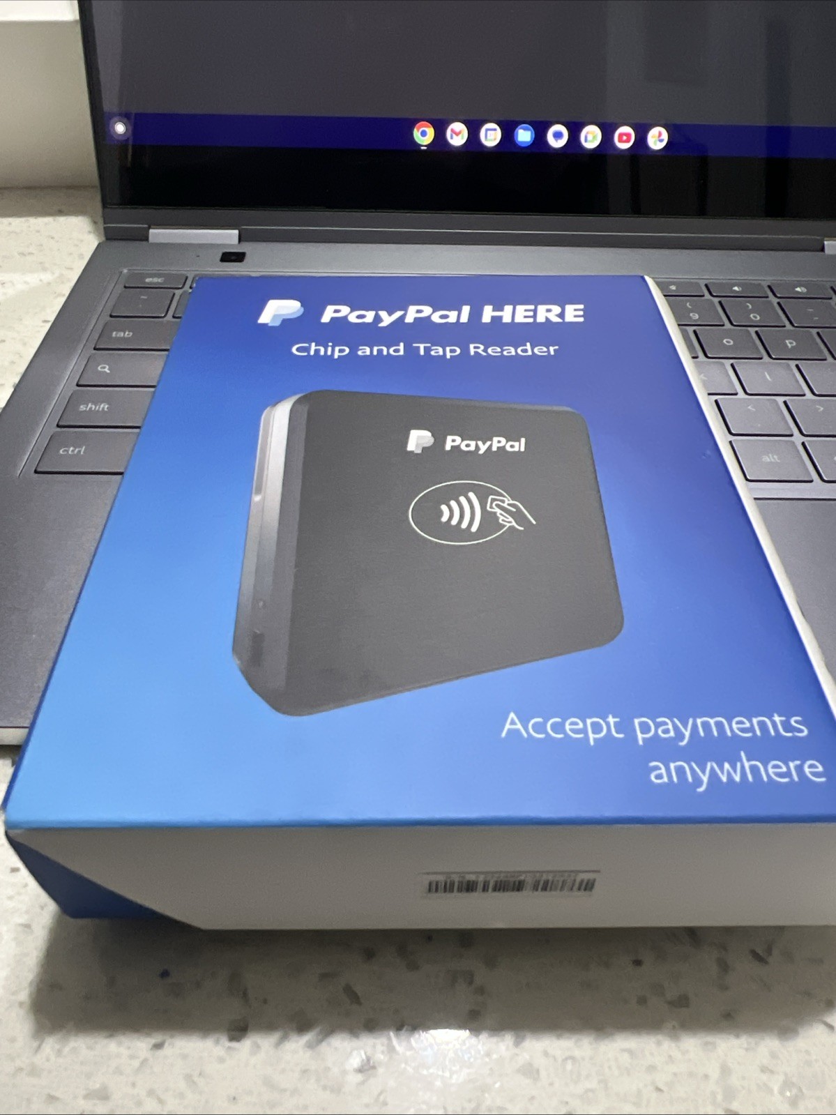 NEW PayPal HERE Chip and Tap Credit/Debit Card Reader / Card Scanner PCTUSDCRT 6