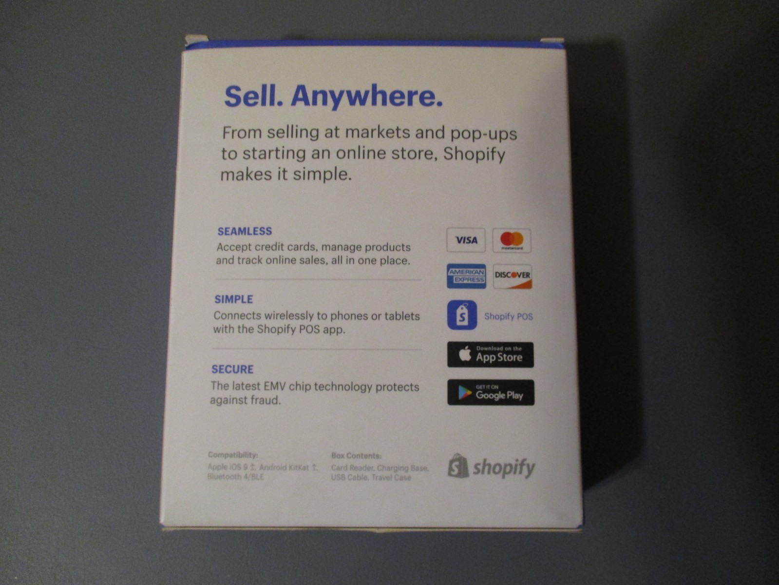SHOPIFY CHIP & SWIPE READER NEW NEVER USED