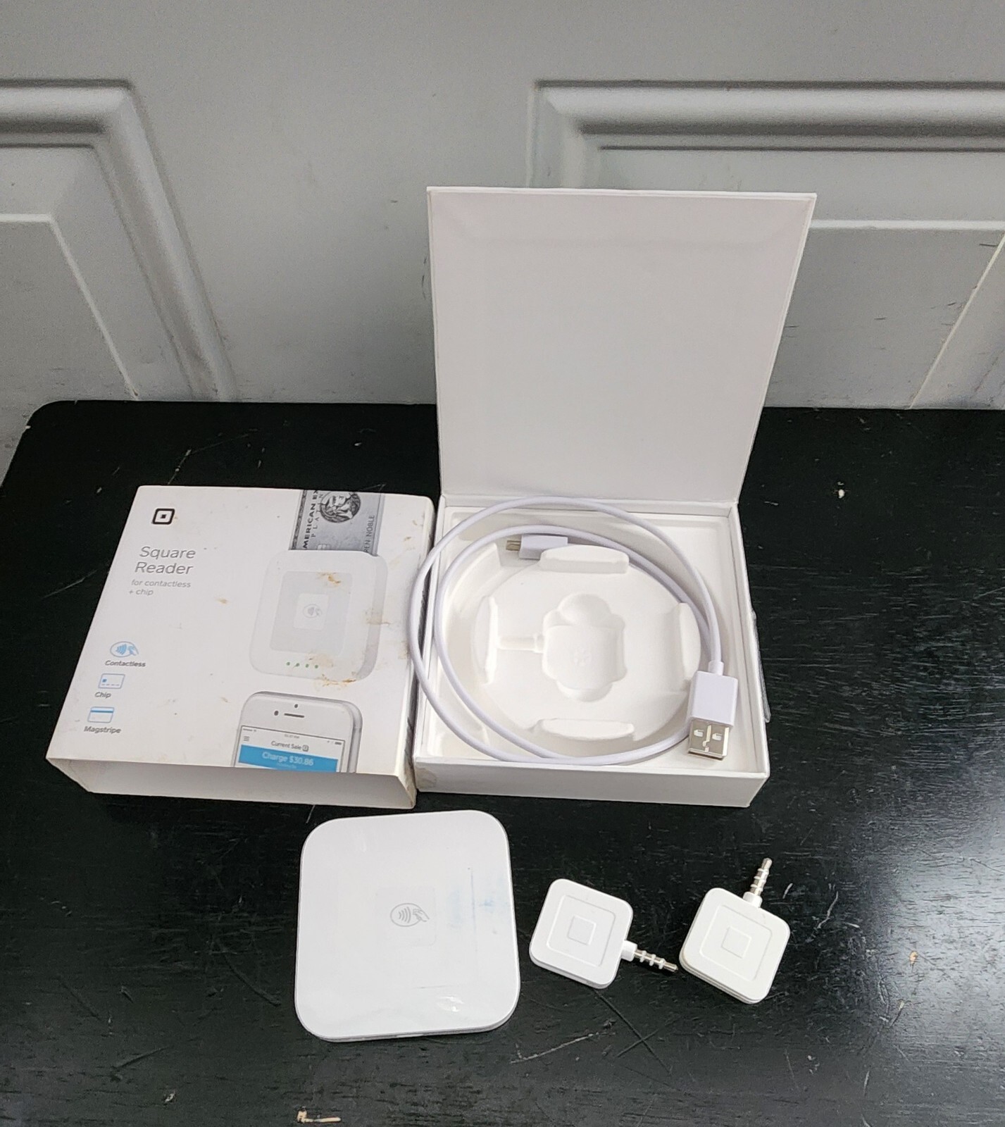 Square A-SKU-0485 Credit Card Reader For Contactless + Chip + MagStripe