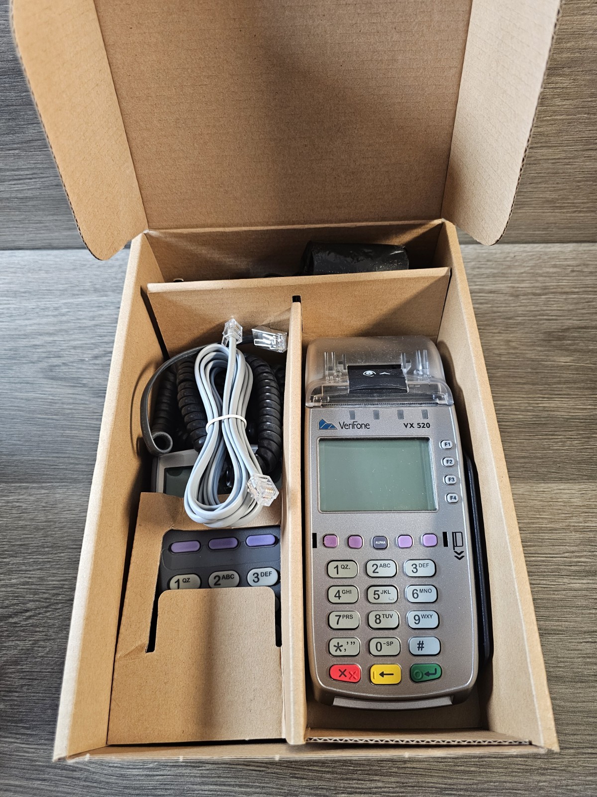 Verifone VX520 Credit Card Reader With 1000 SE Pin Pad