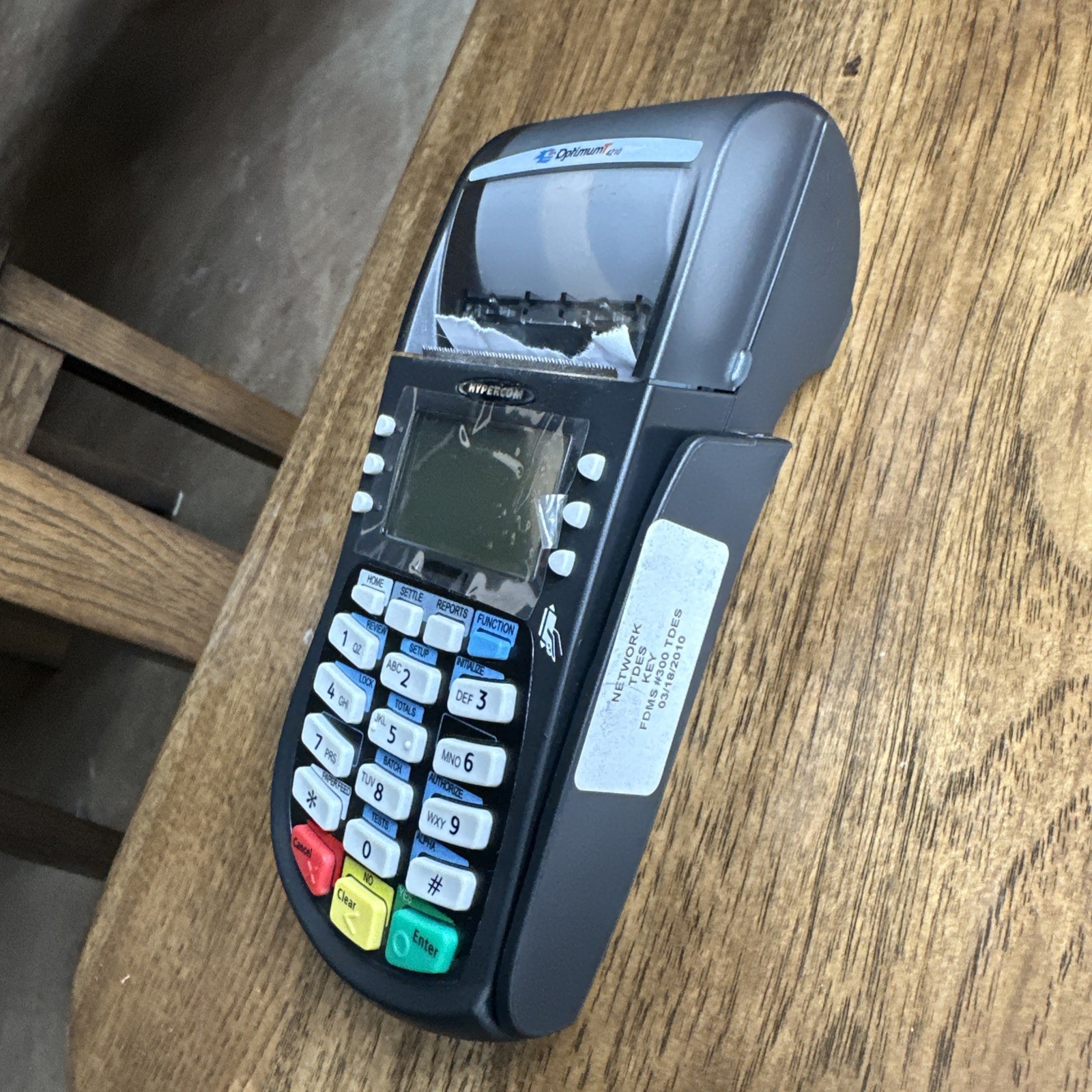 Hypercom Optimum T4210 Credit Card POS Terminal Reader