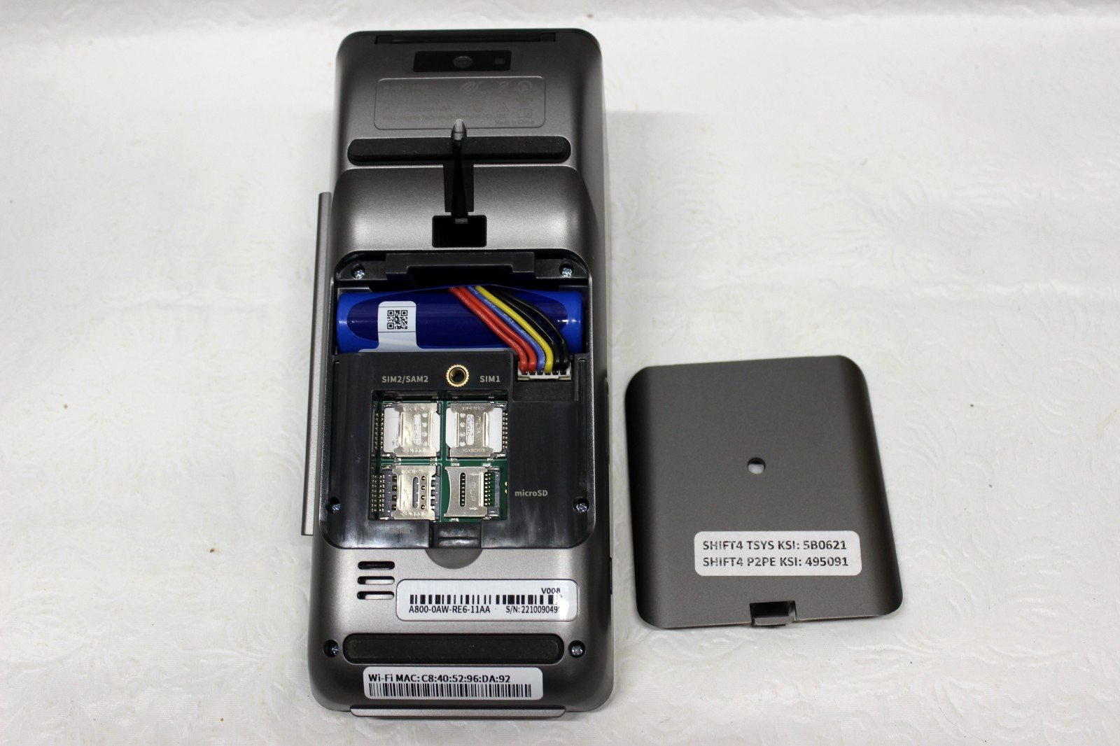 NEW IN BOX PAX A800 SHIFT 4 SMART PAYMENT CREDIT CARD TERMINAL ANDROID w/ POWER