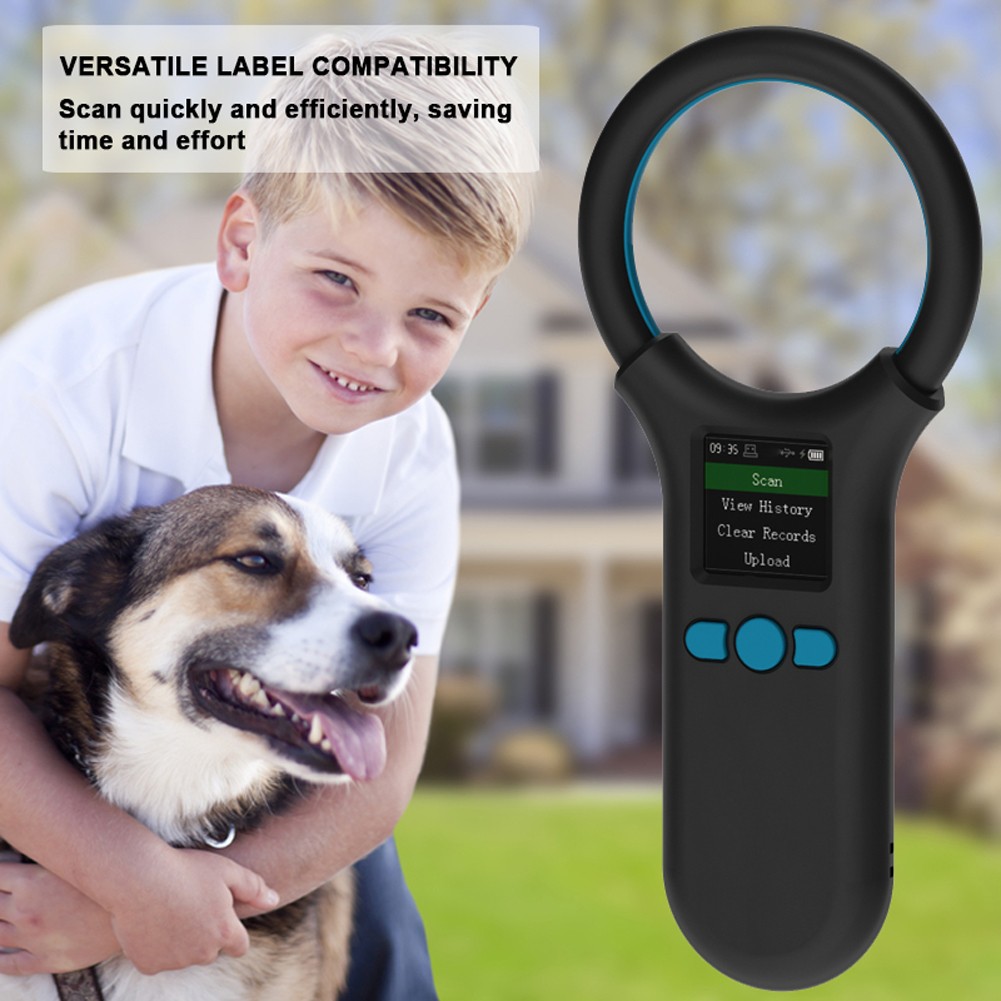 Handheld Animal Chip Scanner 14inch TFT LCD Rechargeable FDX-B ISO1178485 V1