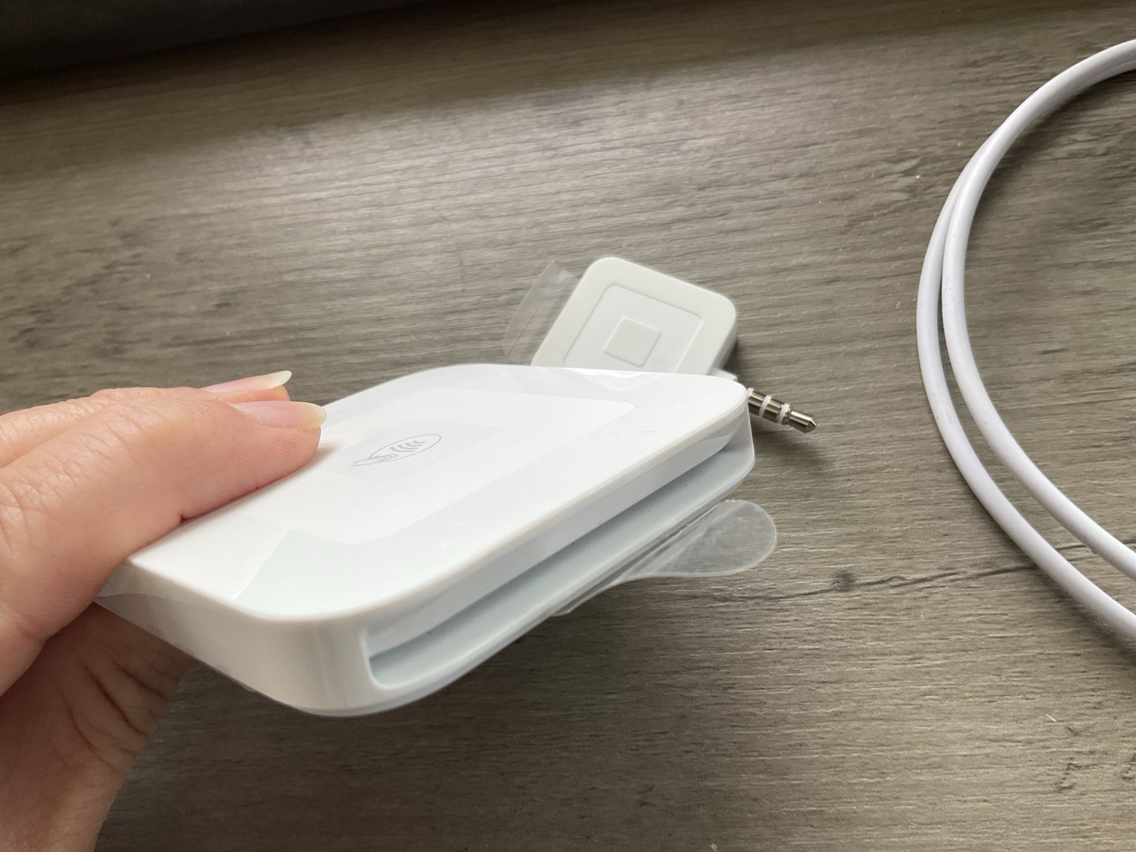 Square Portable Contactless Chip Credit Card NFC Reader with USB