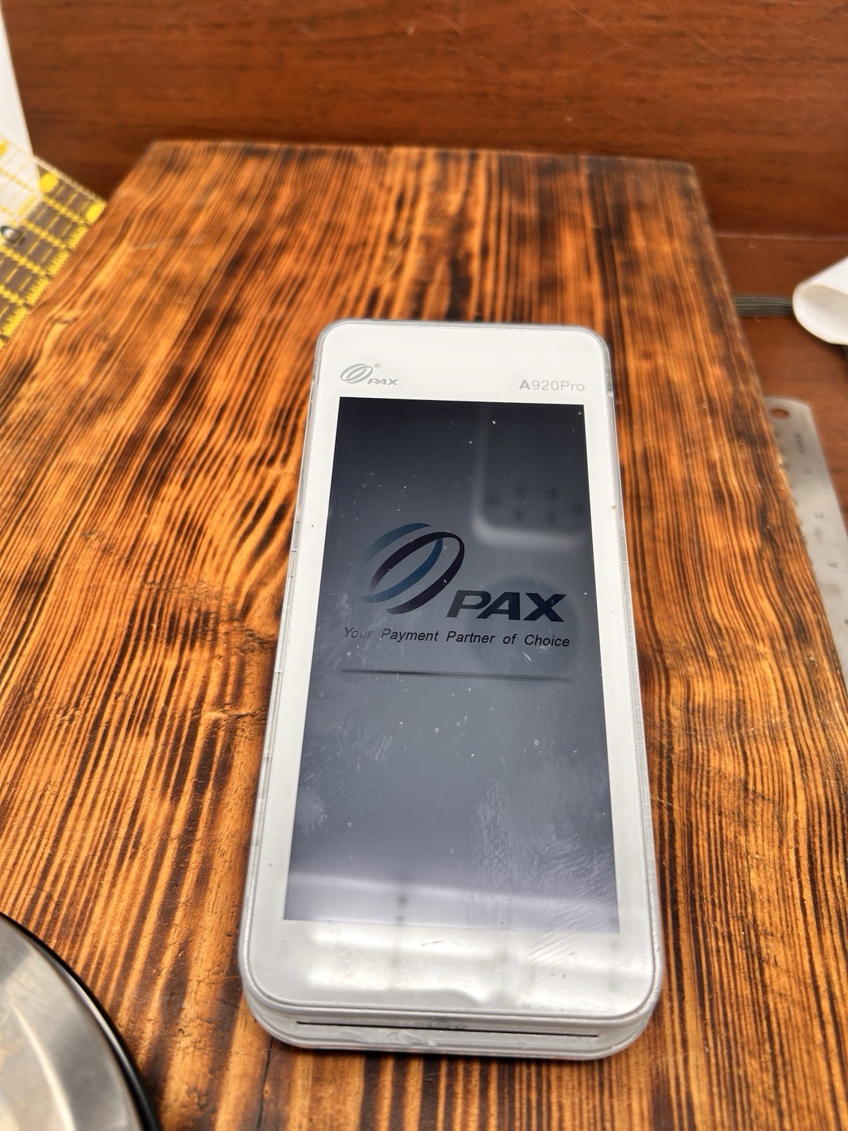 Pax A920Pro Smart Mobile Credit Card Payment Terminal + Extra Battery LOCKED