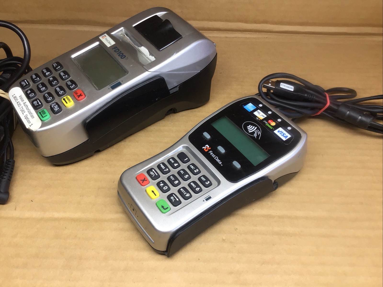 First Data FD100 Ti Credit Card Terminal with FD35 Pin Pad