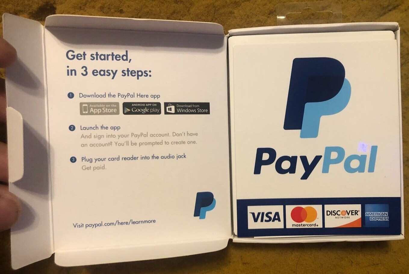 PayPal Mobile Card Reader BRAND NEW Compatible W/IPhone,Android, Windows Devices